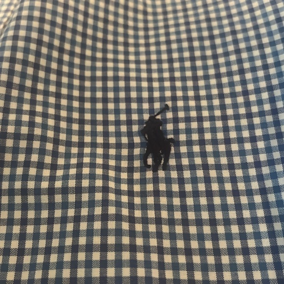 Polo Ralph Lauren Men’s Gingham Button-Down Shirt Blue M - Picture 3 of 4
